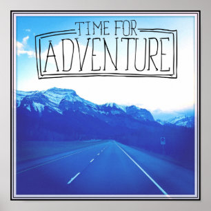Poster Hora para a aventura
