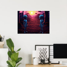 Hora Para Amigos IA Arte Alien