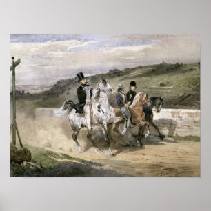 Pôster Horace Vernet e suas crianças