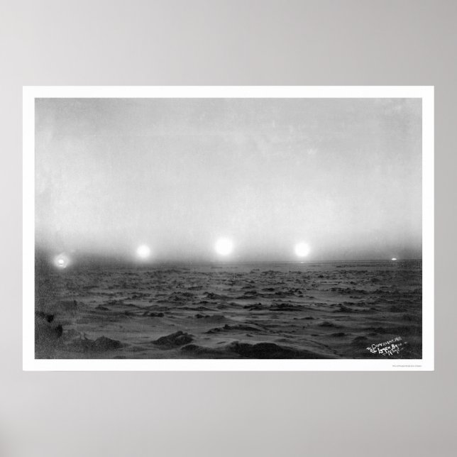 Pôster Horário da meia-noite do Sol - 1911 (Frente)