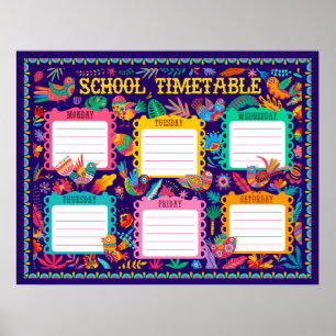 Poster Horário Escolar