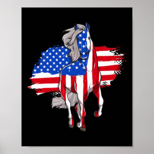 Poster Horários América Bandeira 4 de julho Dia da Indepe