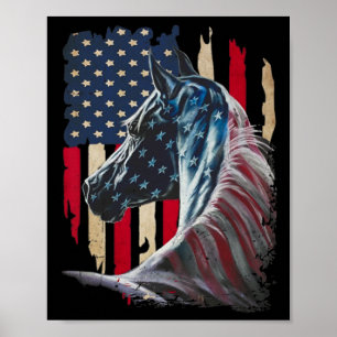 Poster Horários América Bandeira 4 de julho Dia da Indepe