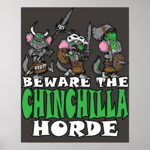 Pôster Horda da chinchila