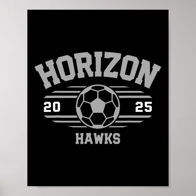 Poster Horizon Hawks Soccer Byll 2025  (Frente)