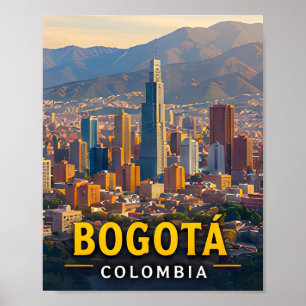 Poster Horizonte Andino de Bogotá e Espírito Colombiano