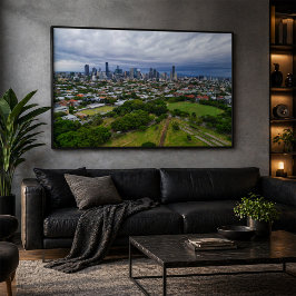 Poster Horizonte da Cidade de Brisbane a partir do New Fa
