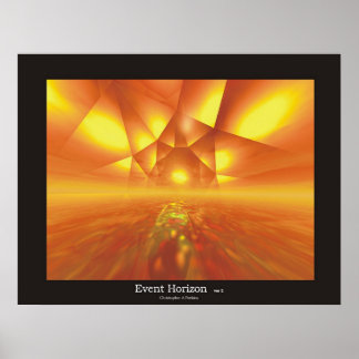 Pôster Horizonte de Eventos Ver. 2