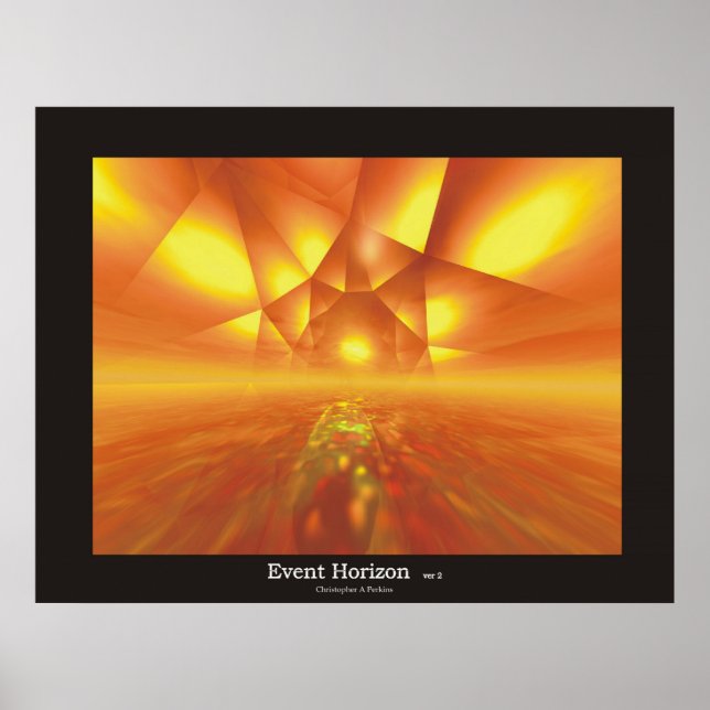Pôster Horizonte de Eventos Ver. 2 (Frente)