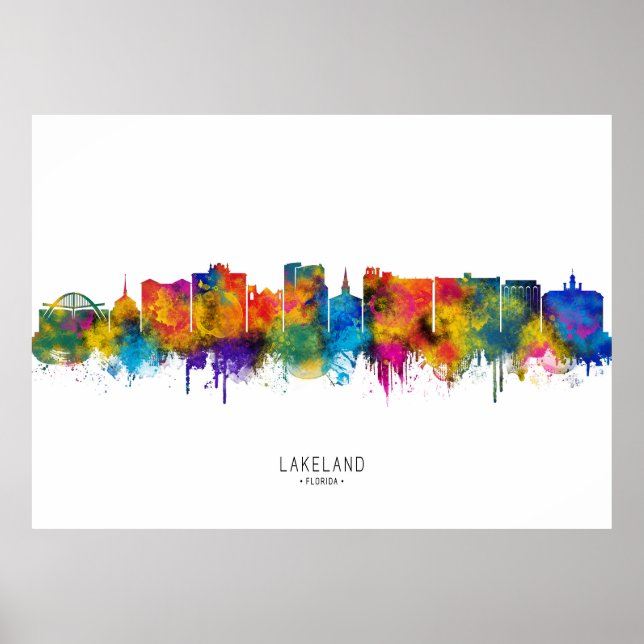 Poster Horizonte de Lakeland EUA (Frente)