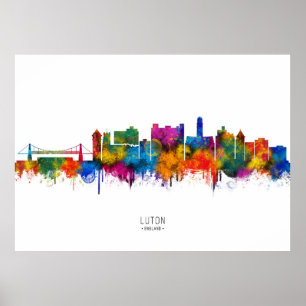 Poster Horizonte de Luton Inglaterra