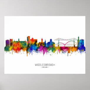 Poster Horizonte de Middlesbrough Inglaterra