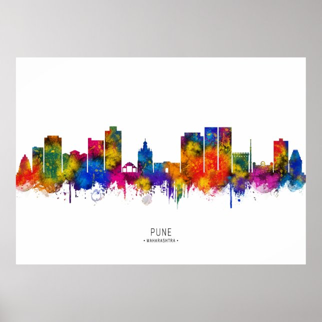 Poster Horizonte de Pune Maharashtra (Frente)