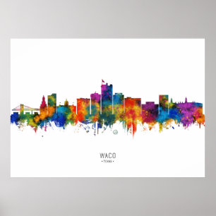 Poster Horizonte de Waco Texas