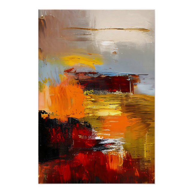 Pôster Horizonte em Chamas (Frente)