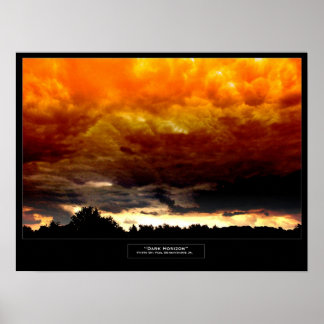 Pôster Horizonte escuro