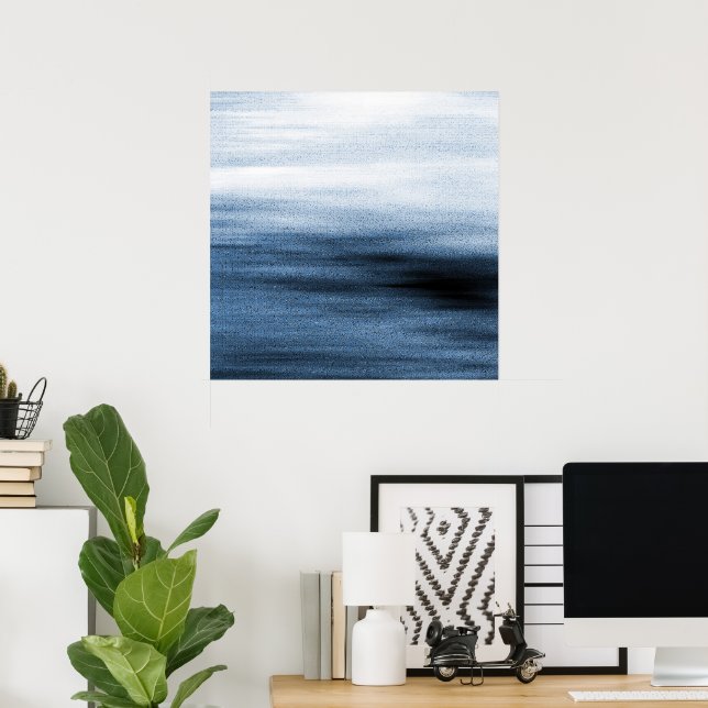 Pôster 'Horizonte Lateral' (Escritório em casa)