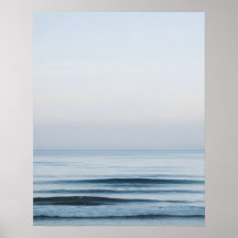 Horizonte Mínimo do Oceano Calmo Arte de Parede