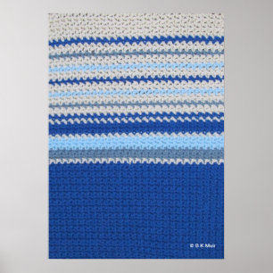 Poster - Horizonte Oceano em Crochet