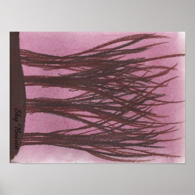 Pôster Horizonte Vermelho (Frente)