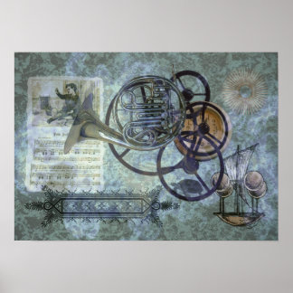Poster Horn Steampunk Medley