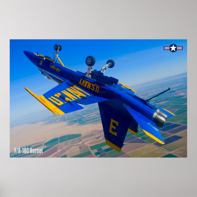 POSTER HORNET F/A-18C (Frente)