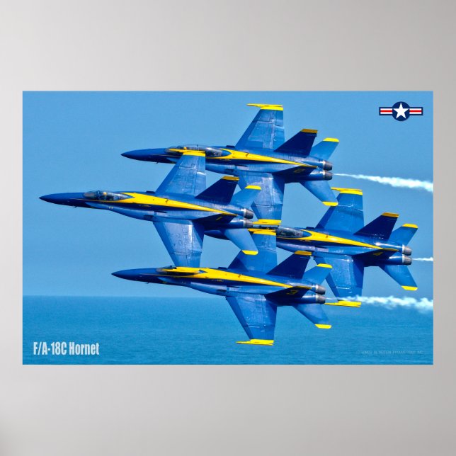 POSTER HORNET F/A-18C (Frente)