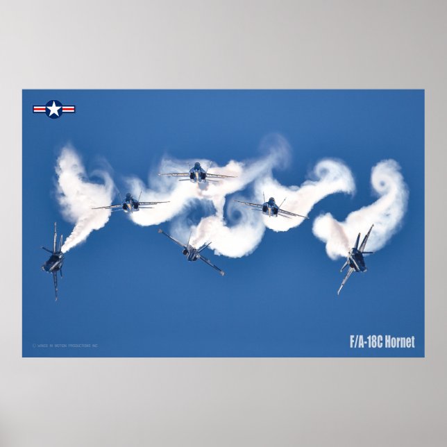 POSTER HORNET F/A-18C (Frente)