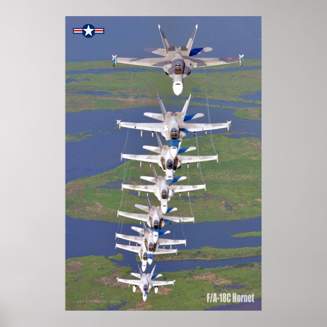 POSTER HORNET F/A-18C (Frente)