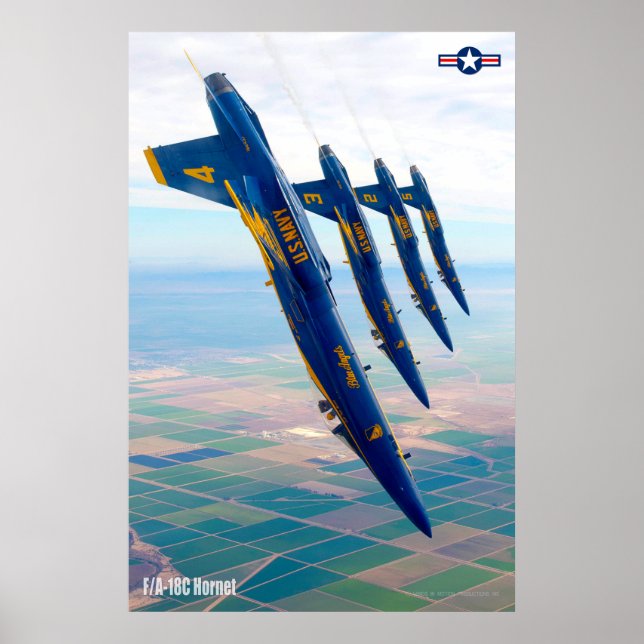 POSTER HORNET F/A-18C (Frente)