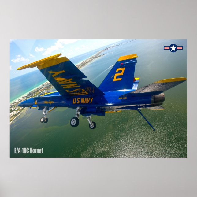 POSTER HORNET F/A-18C (Frente)