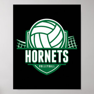 Poster Hornets Volleyll Ck Espírito de Volta às Aulas G