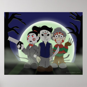 Pôster Horror pequenos de LRC