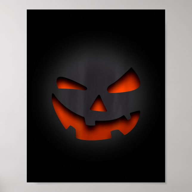 Poster Horror Pumpkin Halloween Y, Funny Gift  (Frente)