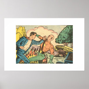 Poster Horror vintage comics   1950s Retro comic books