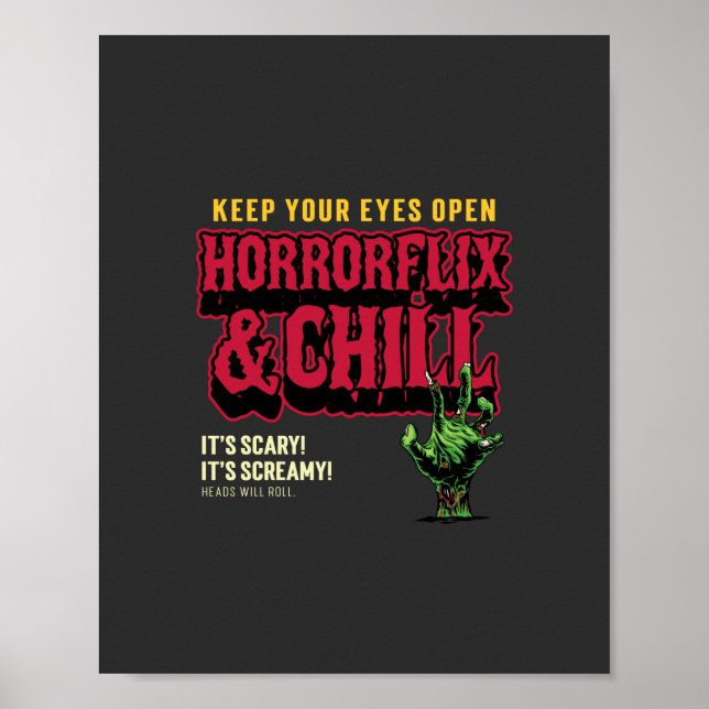 Poster Horrorflix E Chill (Frente)