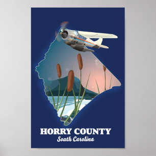 Poster Horry County Carolina do Sul