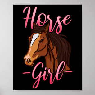 Poster Horse-back Andando no Equestre Saltando