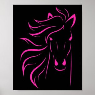 Poster Horse Lover Oferece Mulheres Equestres Homens Hors
