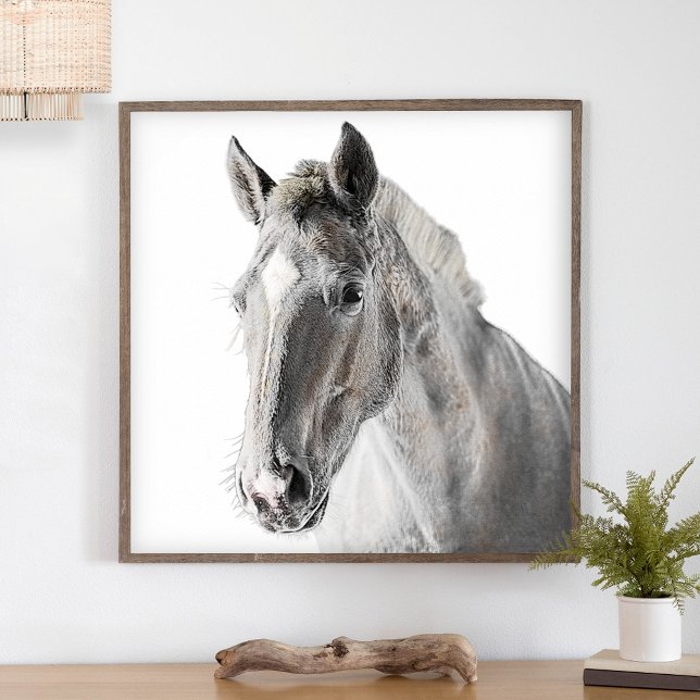 Poster Horse Russo Minimalista Farmhouse Moderna (Criador carregado)