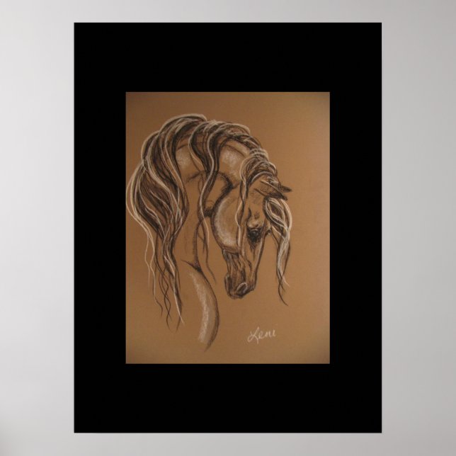 Pôster Horse Sketch (Frente)