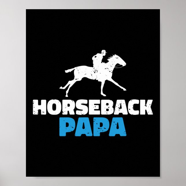 Poster Horseback Papa Horse Andando (Frente)
