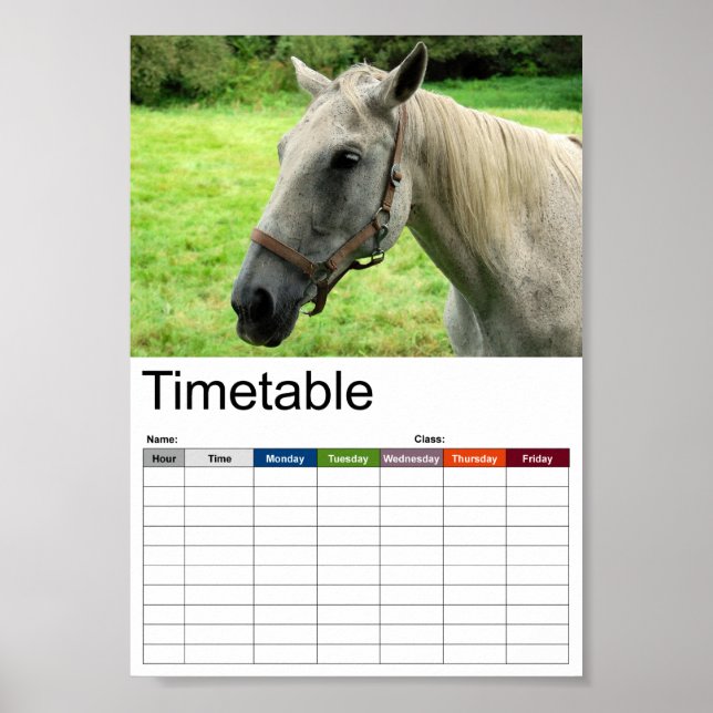 Poster Horsehead 005 Timetable (Frente)