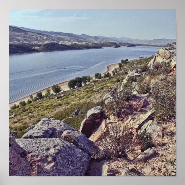 Pôster Horseshoe Reservoir Colorado (Frente)