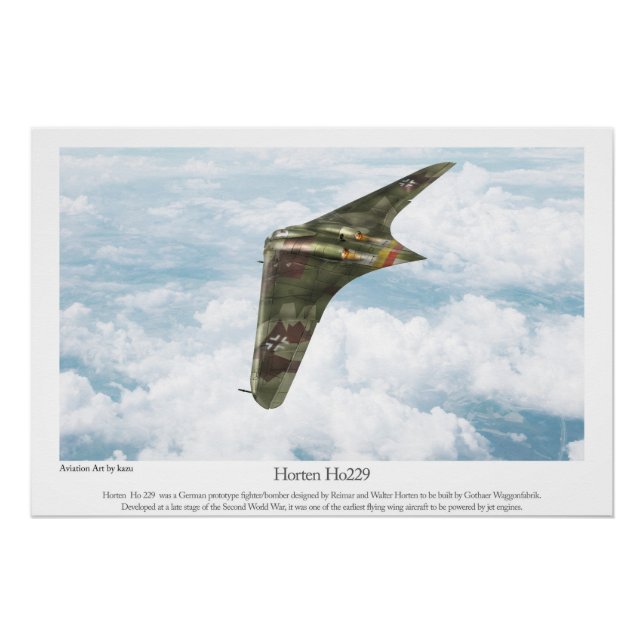 Pôster Horten Ho229 (Frente)