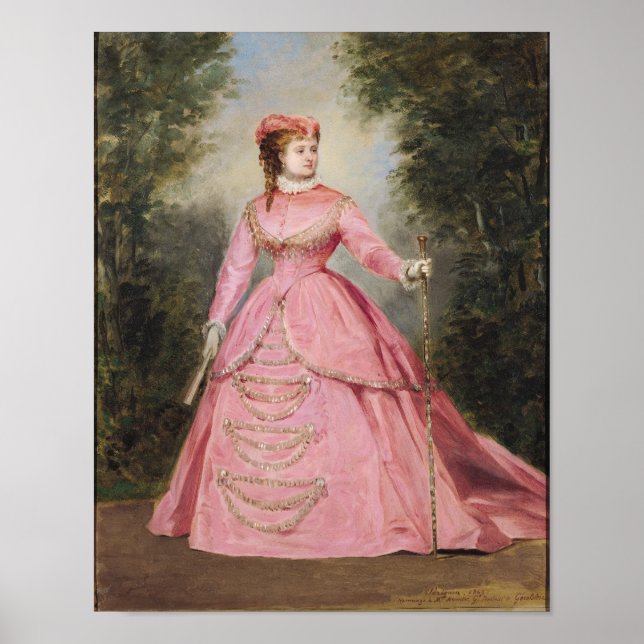 Poster Hortense Schneider 1868 (Frente)