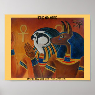 Poster Horus e Anubis