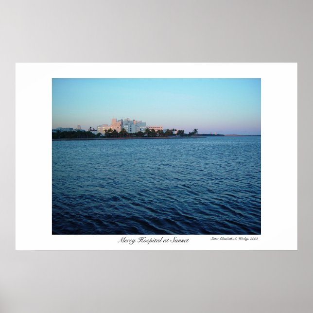 Poster Hospital de compaixão no Sunset (Frente)