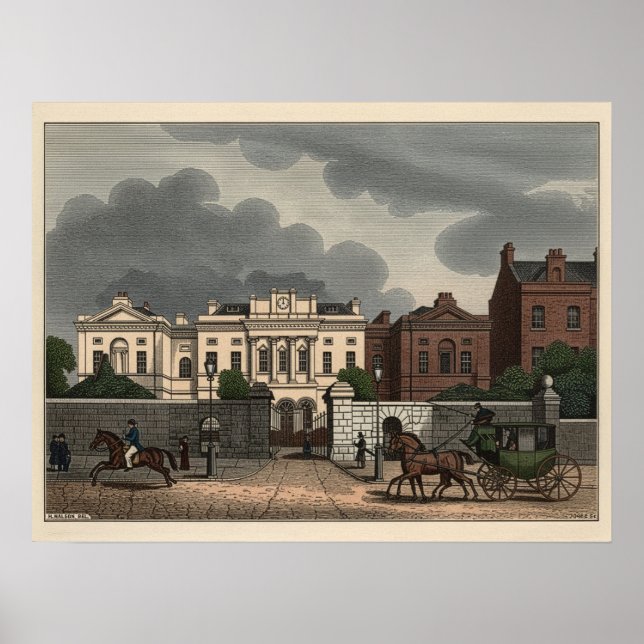 Poster Hospital de St. Patrick Dun em Dublin, Irlanda 183 (Frente)