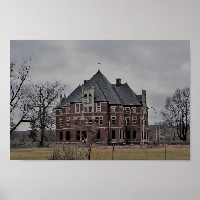 Poster Hospital do Estado abandonado (Frente)